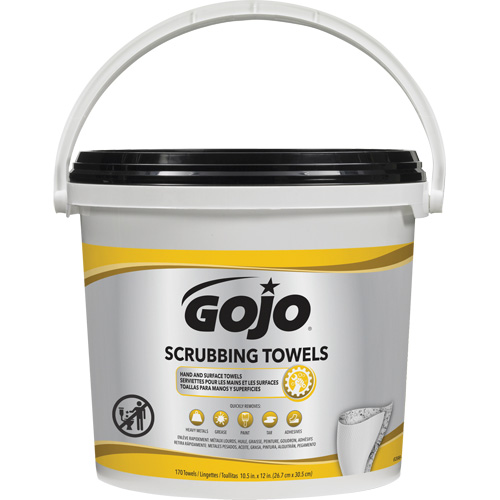Scrubbing Towels, 170 Wipes, 12" x 10-1/2" FMT Sales Ltd