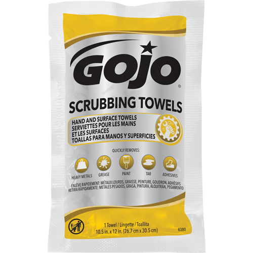 Scrubbing Towels, 80 Wipes, 12-1/4" x 10-1/2" FMT Sales Ltd