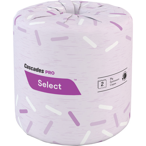 Papier hygi&eacute;nique Pro Select, 2 Pli, 500 Feuilles/Rouleu, Blanc FMT Sales Ltd