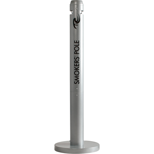 Cendriers Smokers' Pole, Sur pied, Aluminium, Hauteur 41" FMT Sales Ltd