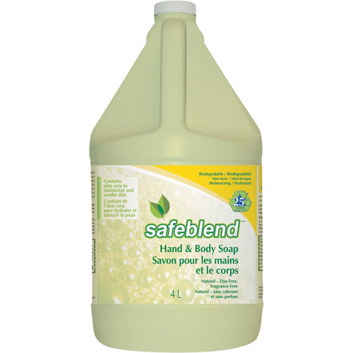 Savon pour les mains et le corps, Liquide, 4 L, Sans parfum FMT Sales Ltd