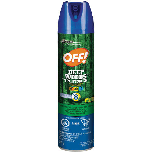 Insectifuge pour sportifs Off! R&eacute;gions sauvages, DEET &agrave; 30 %, A&eacute;rosol, 230 g FMT Sales Ltd