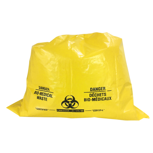 Sure-Guard Bio-Medical Waste Liners, Bio-Hazard, 29" L x 21-1/2" W, 2 mil FMT Sales Ltd