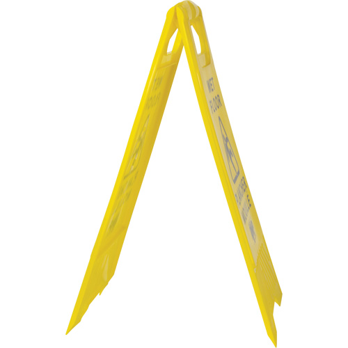 Safety Wet Floor Sign, Bilingual with Pictogram FMT Sales Ltd