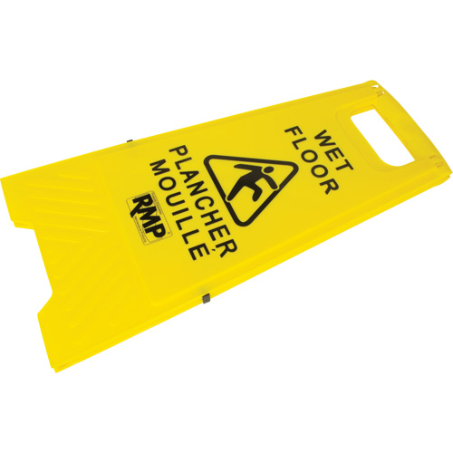 Safety Wet Floor Sign, Bilingual with Pictogram FMT Sales Ltd