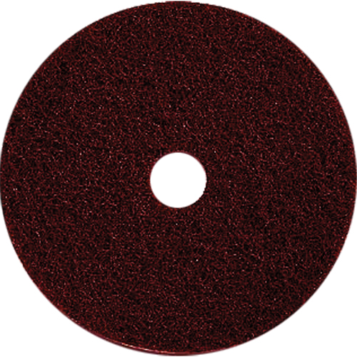 Floor Maintenance Pads, 17", Stripping, Brown FMT Sales Ltd