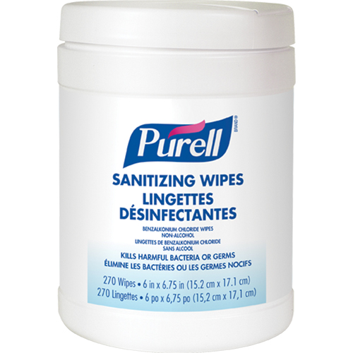 Lingettes antiseptiques pour les mains, Contenant FMT Sales Ltd