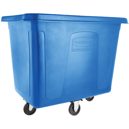 Chariot cubique, Plastique recycl&eacute; noir, 38" lo x 26" la x 28" h, Volume 8 pi³, Capacit&eacute; 300 lb FMT Sales Ltd