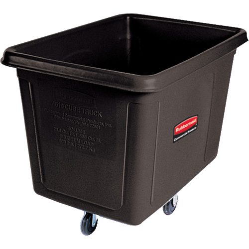 Bulk Cube Truck, Polyethylene, 48" L x 34-1/16" W x 36-1/2" H, 20 cu.ft. Volume, 600 lbs. Capacity FMT Sales Ltd
