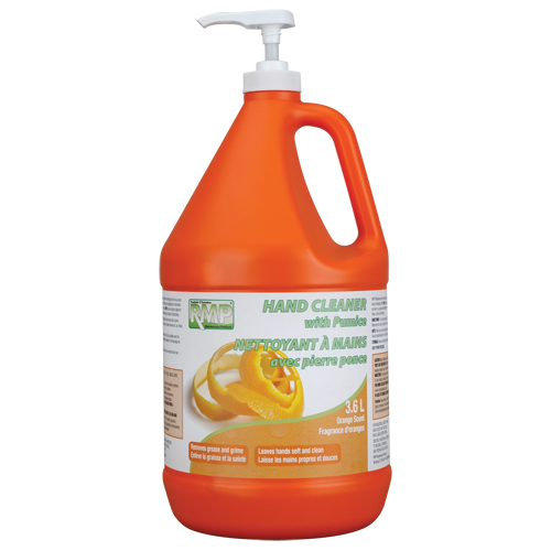 Orange Hand Cleaner, Pumice, 3.6 L, Jug, Orange FMT Sales Ltd