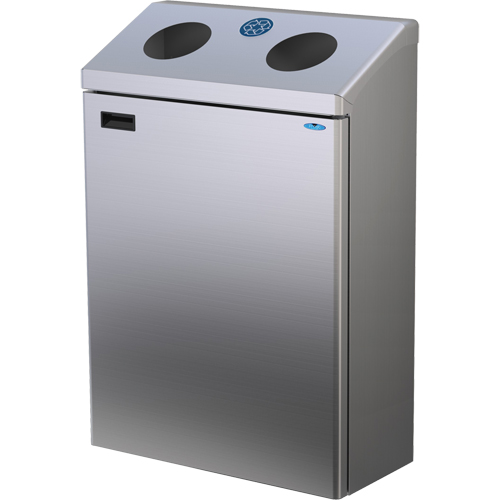 Station de recyclage murale, Vrac, Acier inoxydable, 29 gal. FMT Sales Ltd