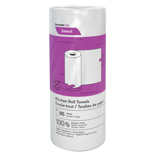 Pro Select Kitchen Towel Roll, 2 Ply, 85 Sheets/Roll, 8" W, 11" L FMT Sales Ltd