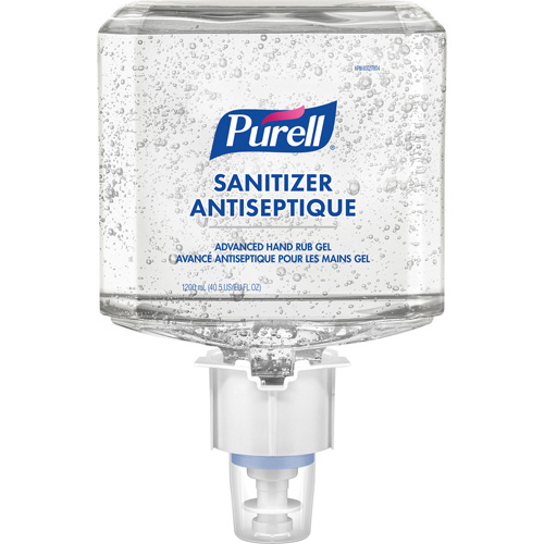 Gel d&eacute;sinfectant avanc&eacute; pour les mains ES6, 1200 ml, Cartouche de recharge, 70 % alcool FMT Sales Ltd