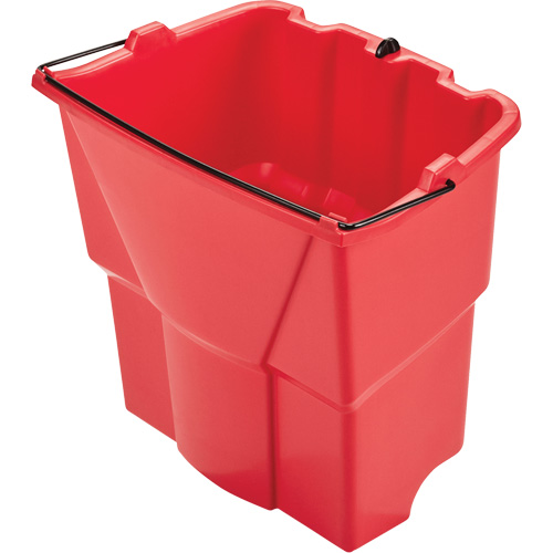 Seau optionnel Wavebrake pour eau sale, Capacit&eacute; de 4.5 gal. US (18 pintes), Rouge FMT Sales Ltd