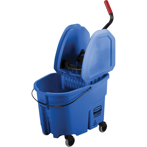 WaveBrake&reg; Mop Bucket & Wringer Combo Pack, Down Press, 8.75 US Gal.(35 Quart), Blue FMT Sales Ltd