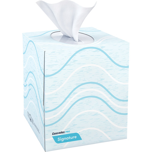 Papier-mouchoir Pro Signature, 2 pli, 8" lo x 8" la, 90 feuilles/boîte FMT Sales Ltd