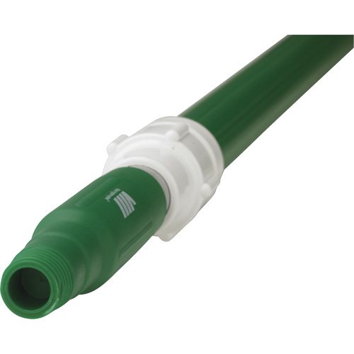Manche de brosse pour plateforme, Brosse/Support &agrave; tampon, Vert, T&eacute;lescopique, 62"-113" lo FMT Sales Ltd