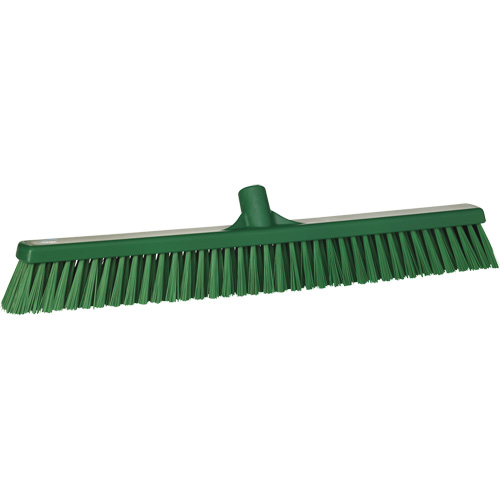Balai-brosse &agrave; soies combin&eacute;es, Crins Cors&eacute;/Fin, 24", Polyester, Vert FMT Sales Ltd