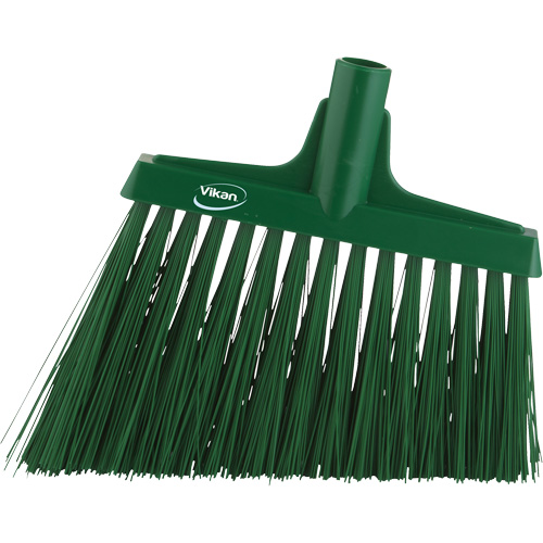 T&ecirc;te de balai oblique, Crins Extra-ferme, 12", Polyester, Vert FMT Sales Ltd