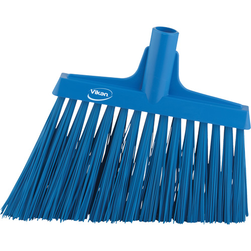 T&ecirc;te de balai oblique, Crins Extra-ferme, 12", Polyester, Bleu FMT Sales Ltd