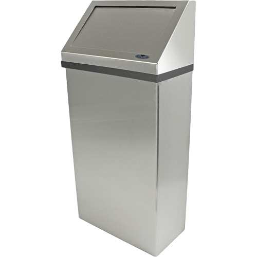 Poubelle murale, Acier inoxydable, 13,2 gal. US FMT Sales Ltd