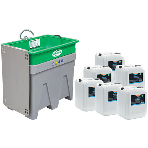 Ensemble de d&eacute;marrage pour lavage de pi&egrave;ces Maxi BIO-CIRCLE, Plastique FMT Sales Ltd