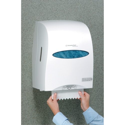 Distributeur de serviettes en rouleaux durs Sanitouch, Manuel/Sans contact, 12,63" la x 10,2" p x 16,13" h FMT Sales Ltd