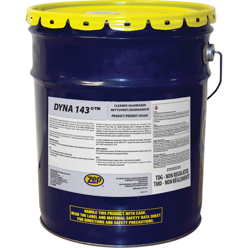 D&eacute;graissant pour laveuse de pi&egrave;ces & nettoyant de r&eacute;servoir froid Dyna 143, Seau FMT Sales Ltd