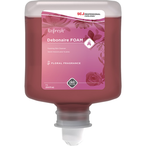 Refresh Debonaire Hand Soap, Foam, 1 L, Scented FMT Sales Ltd