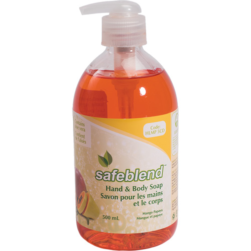 Savon pour les mains & le corps, 500 ml, Mangue papaye, Bouteille FMT Sales Ltd