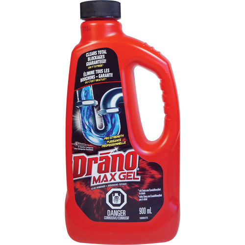 Produit d&eacute;bouchant pour drain Max Gel de Drano FMT Sales Ltd