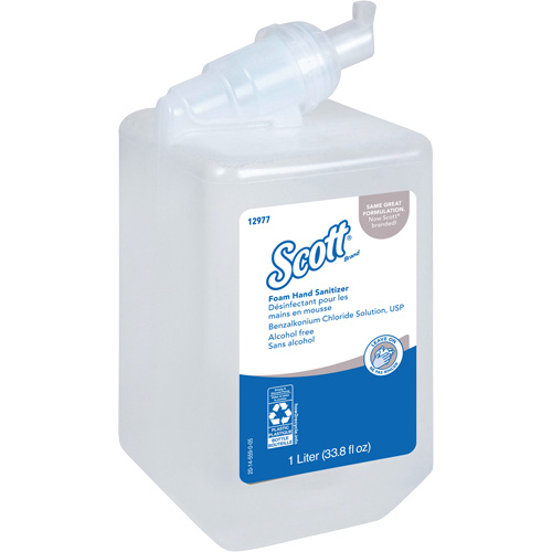 D&eacute;sinfectant en mousse sans alcool pour les mains Essential de Scott, 1000 ml, Cartouche de recharge, 0% alcool FMT Sales Ltd