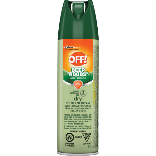 Insectifuge Off! R&eacute;gions sauvages, DEET &agrave; 25 %, A&eacute;rosol, 113 g FMT Sales Ltd