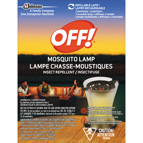 OFF! PowerPad&reg; Mosquito Repellent Lamp, DEET Free, Lamp, 0.822 g FMT Sales Ltd