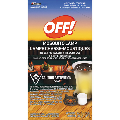 OFF! PowerPad&reg; Mosquito Repellent Lamp Refills, DEET Free, Refill, 1.644 g FMT Sales Ltd