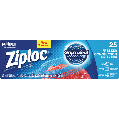 Sacs de cong&eacute;lation Ziploc FMT Sales Ltd