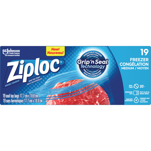 Sacs de cong&eacute;lation Ziploc FMT Sales Ltd