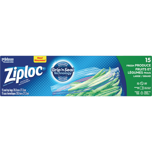 Sacs pour fruits et l&eacute;gumes Ziploc FMT Sales Ltd