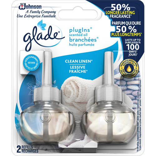 Glade&reg; PlugIns&reg; Scented Oil Refills, Clean Linen&reg;, Cartridge FMT Sales Ltd