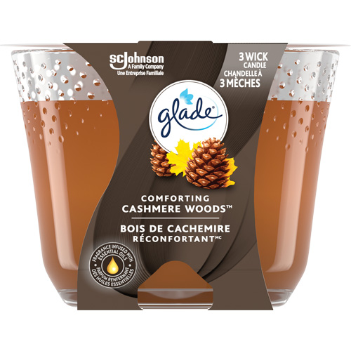 Glade&reg; 3-Wick Candle, Cashmere Woods&reg; FMT Sales Ltd