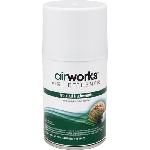AirWorks&reg; Metered Air Fresheners, Tropical Tradewinds, Aerosol Can FMT Sales Ltd
