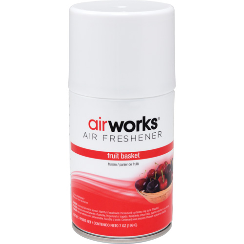 AirWorks&reg; Metered Air Fresheners, Fruit Basket, Aerosol Can FMT Sales Ltd