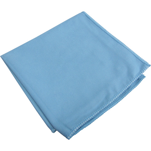 Chiffons sp&eacute;cialis&eacute;s pour vitres et miroirs, Microfibre, Bleu FMT Sales Ltd