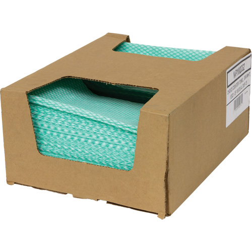 Chiffons de choix pour comptoir SaniWorks, Vert/Blanc FMT Sales Ltd