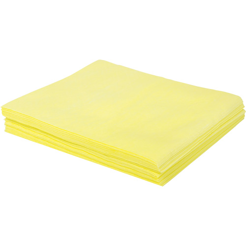 Chiffon &agrave; poussi&egrave;re trait&eacute; &agrave; l'huile pour service moyen TaskBrand, Polyester, Jaune FMT Sales Ltd