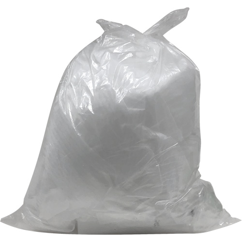 Industrial Garbage Bags, Strong, 26" W x 36" L, 0.9 mils, Clear, 45 L (12 Gal.) Capacity FMT Sales Ltd