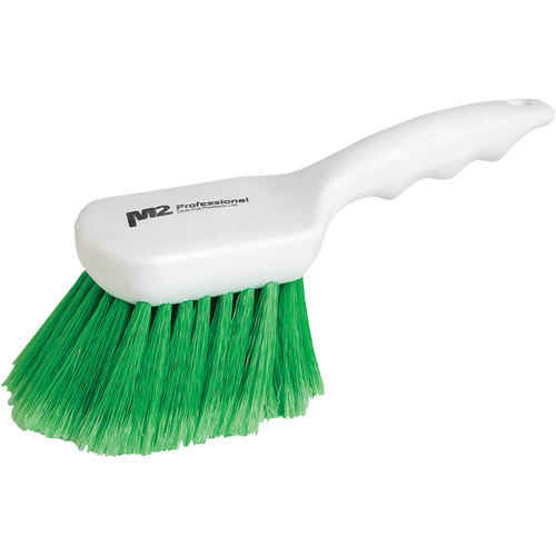 Brosse &agrave; recoins &agrave; manche court, 9" l, Soies Synth&eacute;tique, Vert FMT Sales Ltd