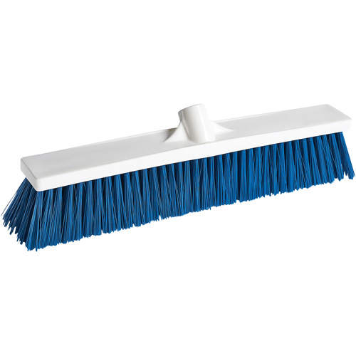 Foodservice Push Broom, Medium Bristles, 24", Polyester, White FMT Sales Ltd