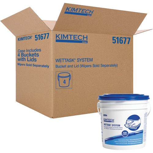 WetTask Wiping System Bucket with Lid FMT Sales Ltd