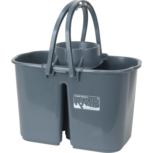 Seau et essoreuse pour vadrouille, Passoire, 3,75 gal. US (15 pintes), Gris FMT Sales Ltd